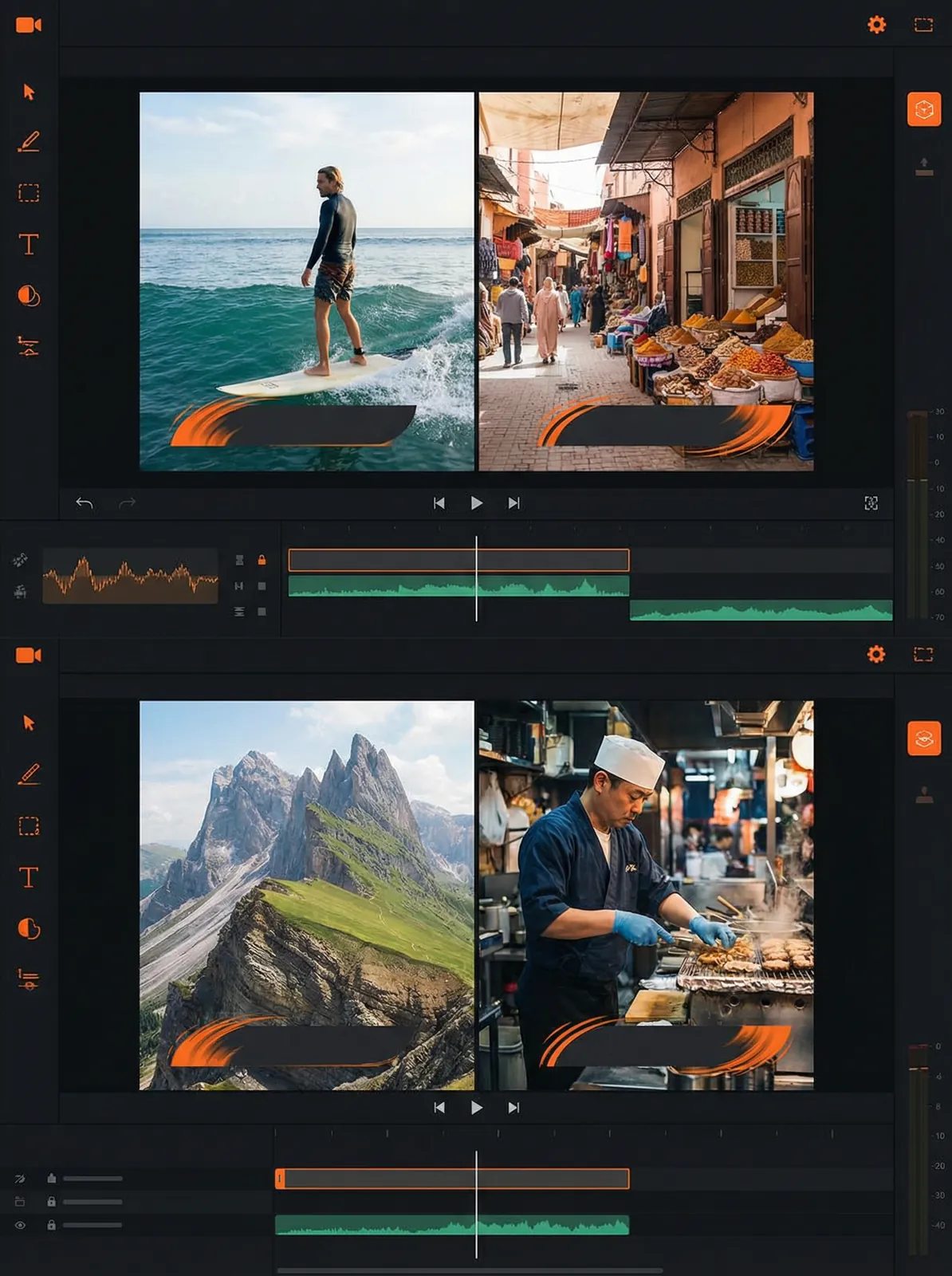 美嘉体育皇冠app Vlog开场模板设计